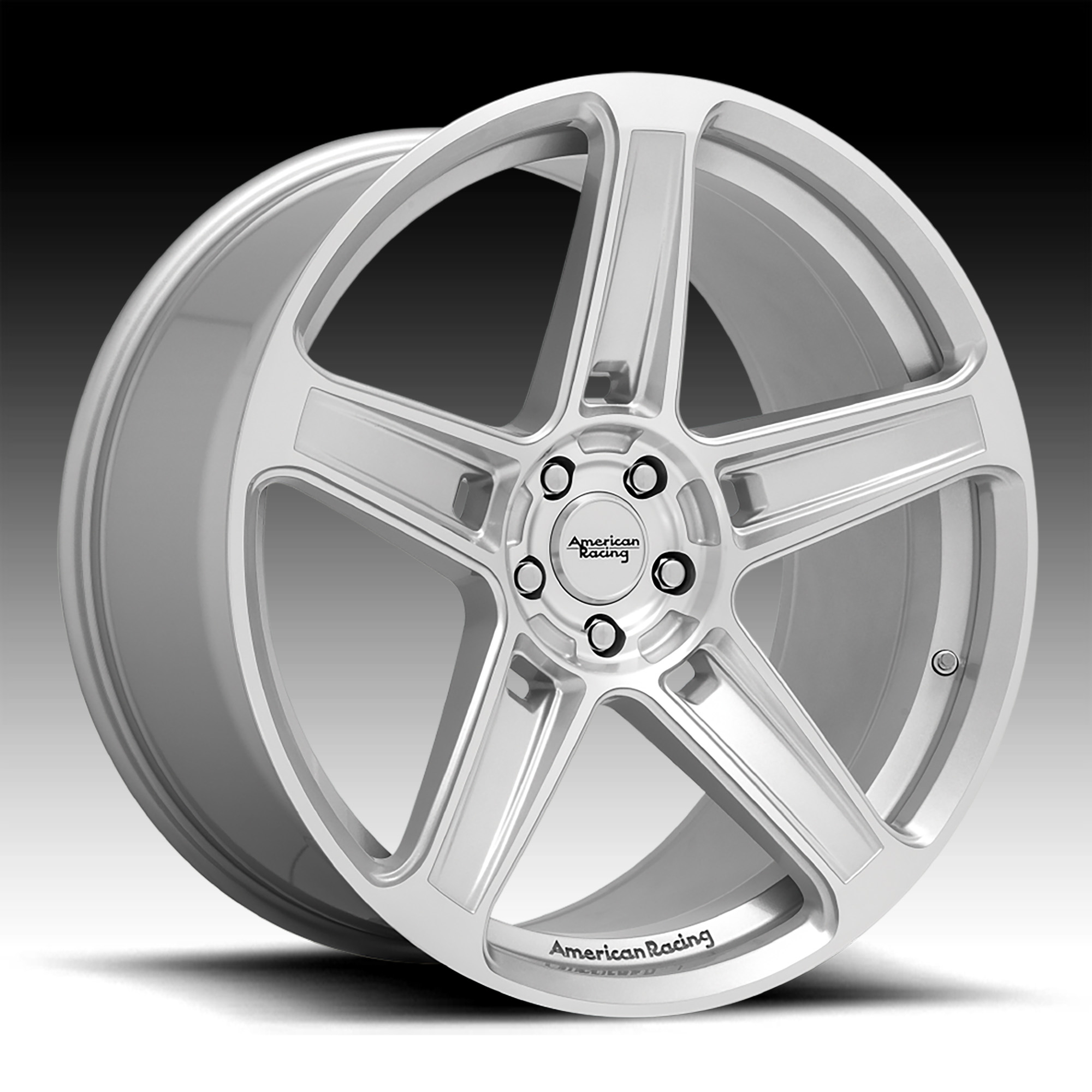 American Racing AR936 Hellion Machined Silver Custom Wheels AR936